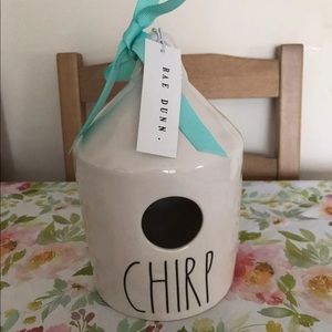 Rae Dunn Icon CHIRP birdhouse!!